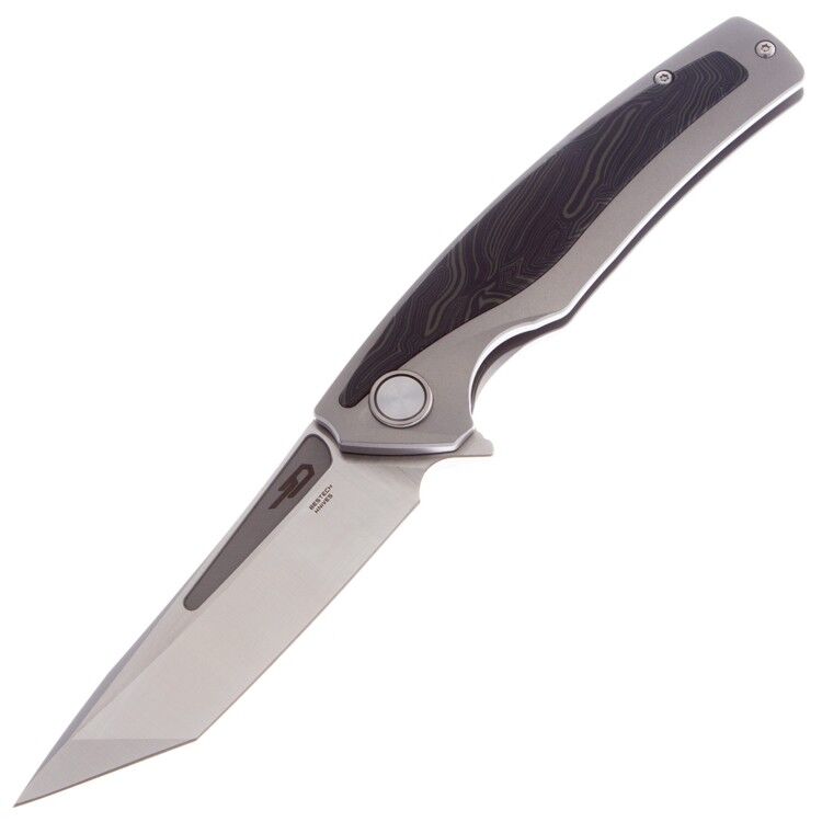Нож Bestech Predator сталь S35VN рукоять Gray Ti/Green G10 (BT1706F)