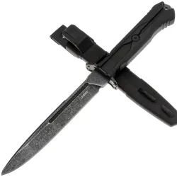 Нож Mr.Blade Leshiy blackwash сталь AUS-8 рукоять Black Elastron