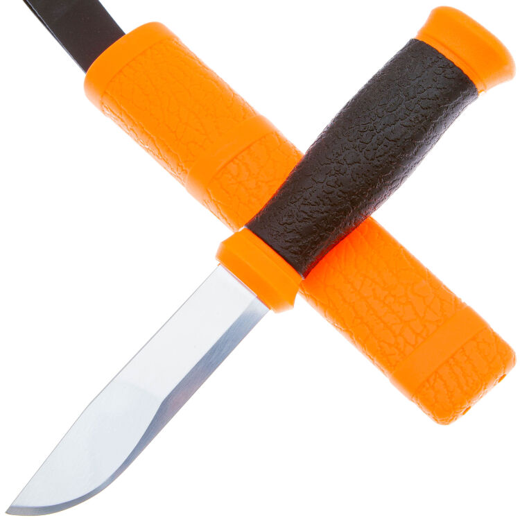 Нож Mora 2000 Orange сталь Sandvik 12С27 рук. полимер (12057)