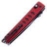 Нож SRM 9215-GV Blackwash сталь D2 рукоять Red/Black G10