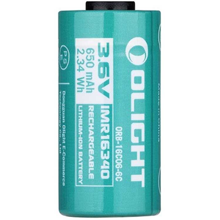 Аккумулятор Olight ORB-16C06 16340 3.6V Li-ion 650mAh