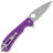 Нож Daggerr Resident DL serrated stonewash сталь 8Cr14MoV рукоять Purple FRN