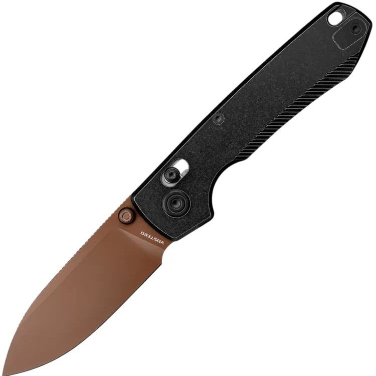 Нож Vosteed Raccoon TiSlim copper dune сталь 154CM рукоять Black Titanium