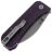 Нож WE Knife Banter Wharncliffe stonewash сталь S35VN рукоять Purple Canvas Micarta (WE19068J-2)