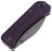 Нож WE Knife Banter Wharncliffe stonewash сталь S35VN рукоять Purple Canvas Micarta (WE19068J-2)