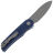 Нож Petrified Fish El Camino gray stonewash сталь N690 рукоять Blue Micarta