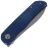 Нож Petrified Fish El Camino gray stonewash сталь N690 рукоять Blue Micarta
