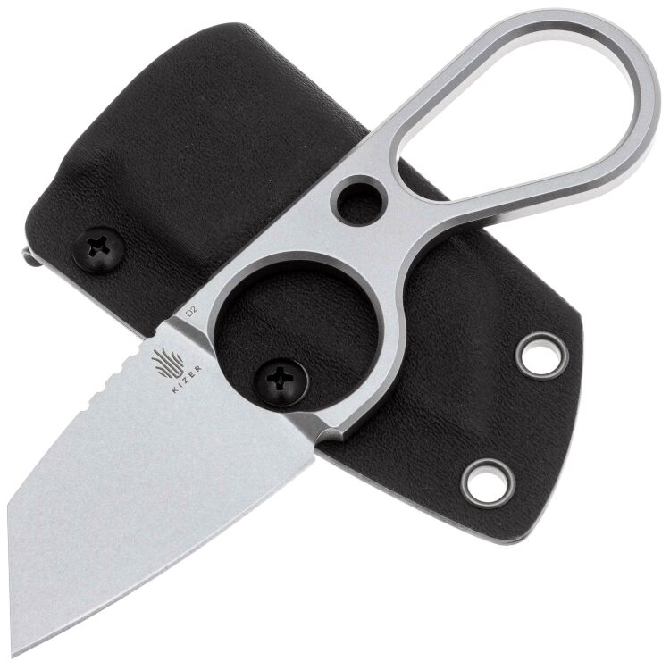 Нож Kizer Bowtie stonewash сталь D2