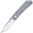 Нож Real Steel Luna сталь N690 рукоять Grey Crackle Titanium (7001TC05)