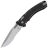 Нож Microtech Amphibian Ram-Lok PS stonewash сталь M390MK рукоять Black G10 (137RL-11FLGTBK)