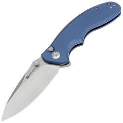 Нож Sencut Cybrix satin сталь 9Cr18MoV рукоять Blue Aluminum (S23098A-4)