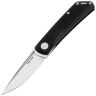 Нож Real Steel Luna Phantom Flipper Double Detent Ball satin сталь D2 рукоять Black G10 (7008BS)