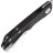 Нож Real Steel Luna Phantom Flipper Double Detent Ball satin сталь D2 рукоять Black G10 (7008BS)