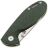 Нож Kristal Zaponka cталь D2 Satin рукоять Deep Green Micarta