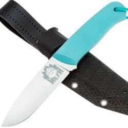 Нож 7 Ножей Йети Гибрид конвекс сталь N690 рукоять Tiffany G10