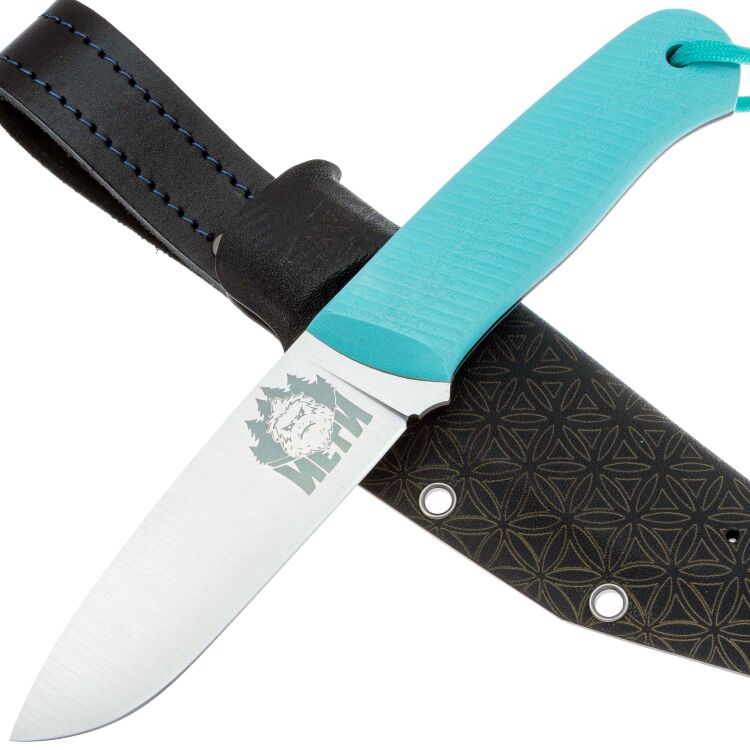 Нож 7 Ножей Йети Гибрид конвекс сталь N690 рукоять Tiffany G10