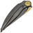 Нож Rike Knife Predator DLC сталь M390 рукоять DLC Titanium