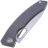 Нож Maxace Black Mirror stonewash сталь M390 рукоять Titanium