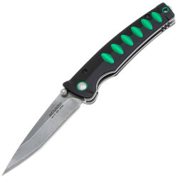 Нож Mcusta Katana Tanto сталь VG-10 San-Mai рукоять Black/Green Aluminium (MC-0044C)