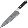 Нож кухонный TuoTown D.JS Шеф 200 сталь VG-10/Damascus рукоять Black G10