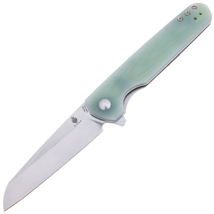 Нож Kizer LP satin сталь 154CM рукоять Transparent G10