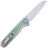 Нож Kizer LP satin сталь 154CM рукоять Transparent G10