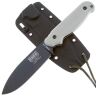 Нож ESEE Laser Strike black cталь 1095 рукоять Green Canvas Micarta