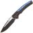 Нож WE Knife Exciton blackwash/satin сталь CPM-20CV рукоять Black Ti/Flamed Ti spacer