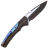 Нож WE Knife Exciton blackwash/satin сталь CPM-20CV рукоять Black Ti/Flamed Ti spacer