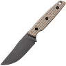 Нож Vosteed Mink destroyer gray сталь 14C28N рукоять Sand frag G10