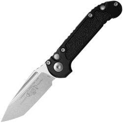Нож Microtech LUDT Gen III T/E stonewash сталь M390MK рукоять Black Aluminum (1136-10)