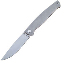 Нож складной Лидер сталь Elmax рукоять титан серый/полосы (Чебурков А.И.)