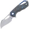 Нож MKM Isonzo Hawkbill stonewash сталь M390 рукоять Arctic Storm FatCarbon (FX03-1CA)
