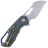 Нож MKM Isonzo Hawkbill stonewash сталь M390 рукоять Arctic Storm FatCarbon (FX03-1CA)