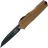 Нож Microtech Cypher II S/E Black сталь M390MK рукоять Tan Aluminium (1241-1TA)