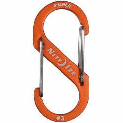 Карабин Nite Ize S-Biner Dual Carabiner #3 Orange Aluminum (SBA3-19-R6)