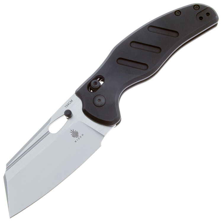 Нож Kizer C01C satin сталь 154CM рукоять Black Aluminium