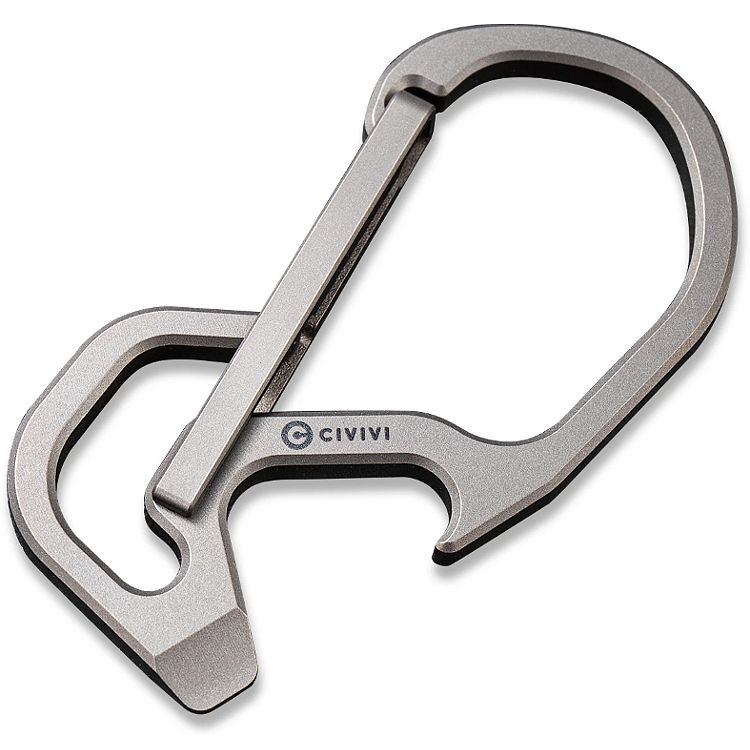 Мультитул CIVIVI Carabiner Keychain Gray Ti (CA-01A)