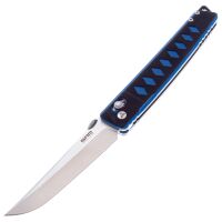 Нож SRM 9215 сталь D2 рукоять Black/Blue G10