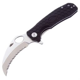 Нож Honey Badger Claw M serrated сталь 8Cr13MoV рукоять Black FRN