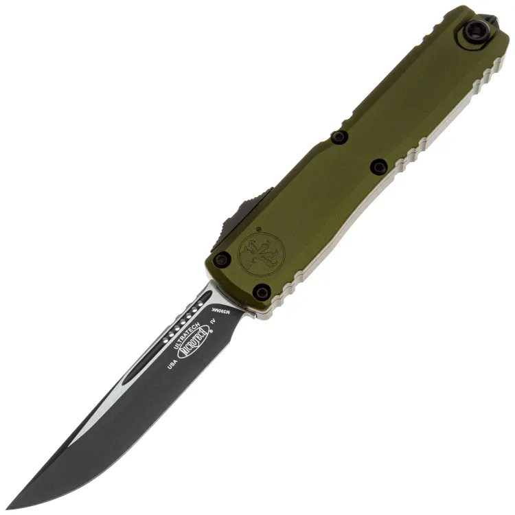 Нож Microtech Ultratech Gen IV S/E black сталь M390MK рукоять OD Green Aluminium (11214-1OD)