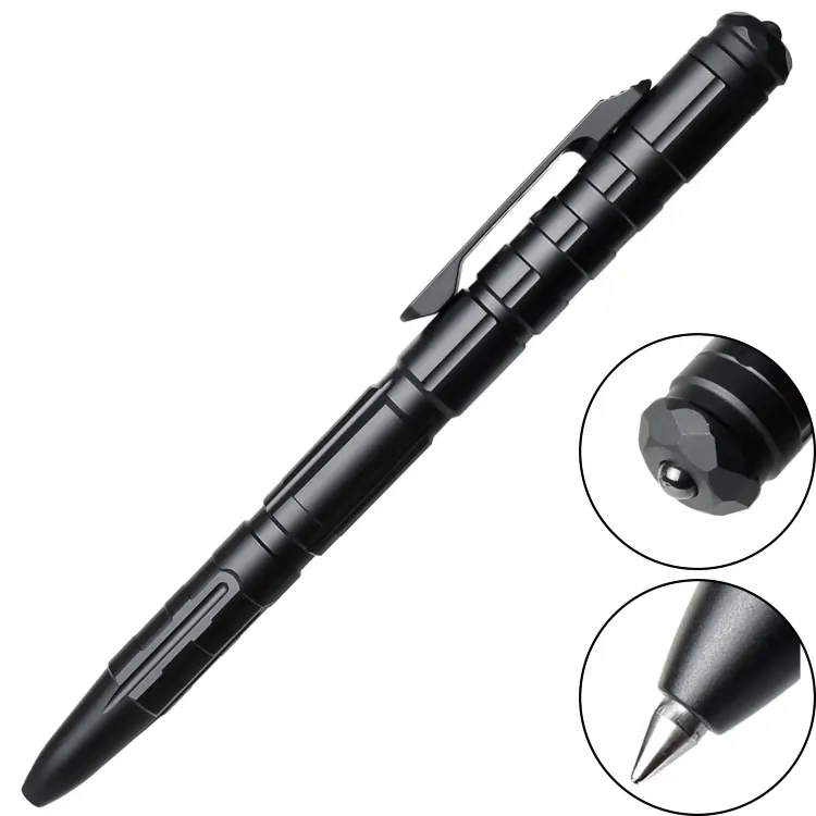 Ручка тактическая Remette Tactical Pen Black Titanium (RT-TP1E)