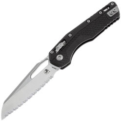 Нож Microtech MSI Ram-Lok Ser stonewash сталь M390MK рукоять BlackTri-Grip Polymer (210T-12PMBK)