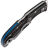 Нож Spyderco Endela Thin Blue Line сталь VG-10 рукоять Black FRN (C243FPSBKBL)