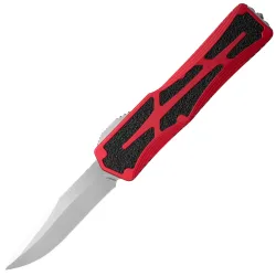 Нож Heretic Knives Colossus Recurve stonewash сталь MagnaCut рукоять Red Aluminium (H0422ARED)