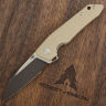 Нож Bestech Barracuda Blackwash/Satin сталь D2 рукоять Beige G10 (BG15C-2)