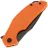 Нож Mr.Blade Wyvern blackwash сталь AUS-8 рукоять Orange FRN