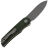 Нож Petrified Fish El Camino gray stonewash сталь N690 рукоять Green Micarta