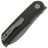 Нож Petrified Fish El Camino gray stonewash сталь N690 рукоять Green Micarta