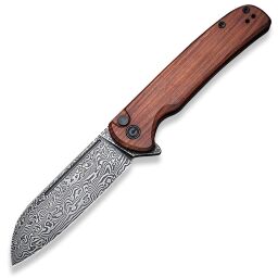 Нож CIVIVI Chevalier сталь Damascus рукоять Cuibourtia Wood (C20022-DS1)